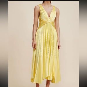 Acler Yellow Maxi Dress